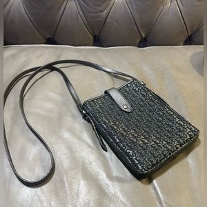 Christian Dior metallic trotter Diorissimo mini bag pouch crossbody vintage 💕